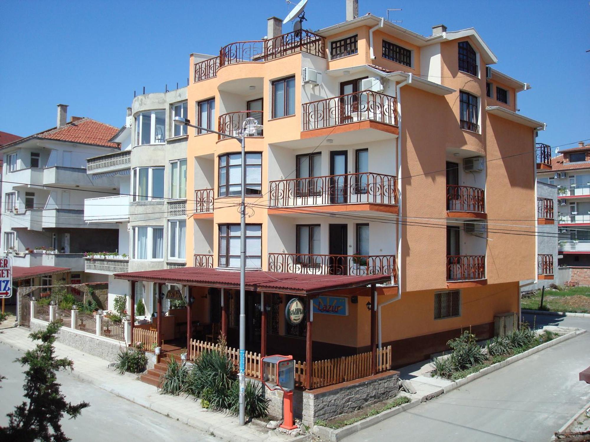Lazur Hotel Ravda Bagian luar foto